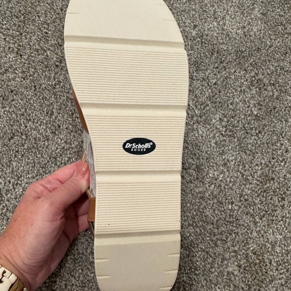 Dr. Scholl's Brown Wedge Sandals - Picture 3 of 4